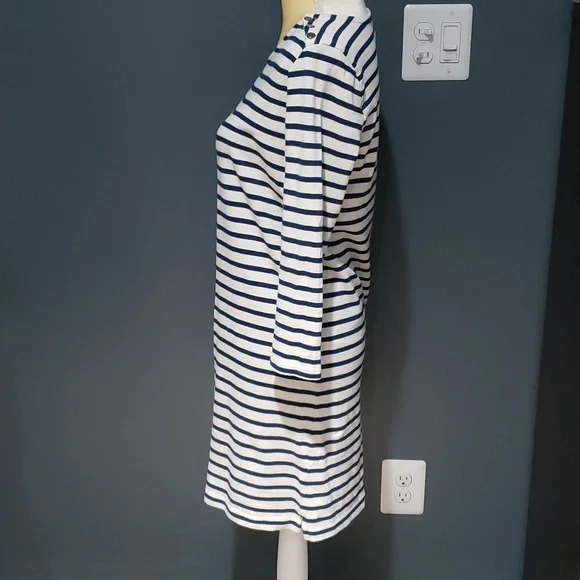 Madewell Striped Knit 3/4 Sleeve Dress Size S - Picture 5 of 11
